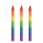 Pride Candles Rainbow Drip Candle 3 Pc