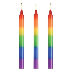 Pride Candles Rainbow Drip Candle 3 Pc 168330 1 Pride Candles Rainbow Drip Candle 3 Pc