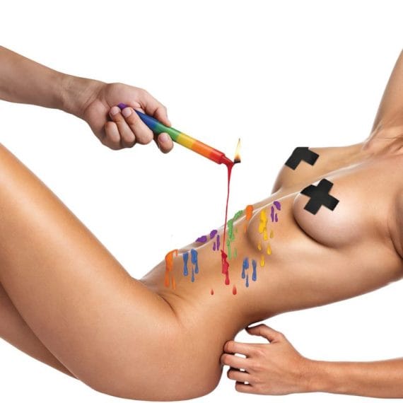 Pride Candles Rainbow Drip Candle 3 Pc Pride Candles Rainbow Drip Candle 3 Pc