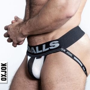 Oxballs Airmesh Swagger Jockstrap Ice White 168375 1 Oxballs Airmesh Swagger Jockstrap Ice White