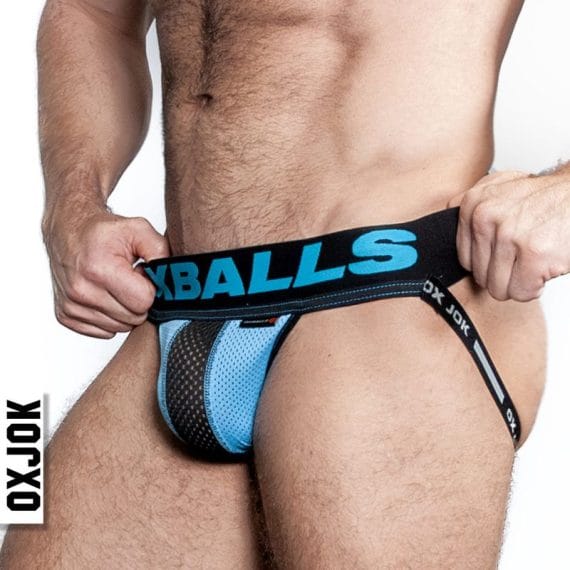 Oxballs Airmesh Swagger Jockstrap Ice White Oxballs Airmesh Swagger Jockstrap Ice White