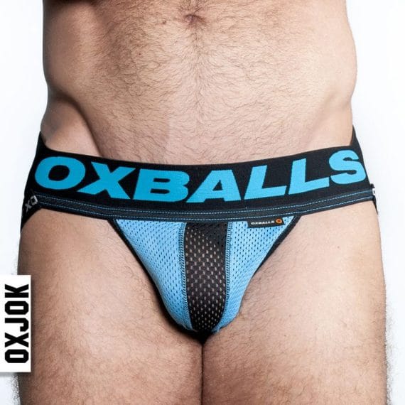 Oxballs Airmesh Swagger Jockstrap Ice White Oxballs Airmesh Swagger Jockstrap Ice White