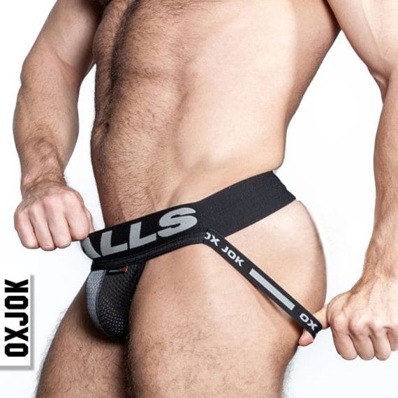 Oxballs Airmesh Swagger Jockstrap Ice White Oxballs Airmesh Swagger Jockstrap Ice White