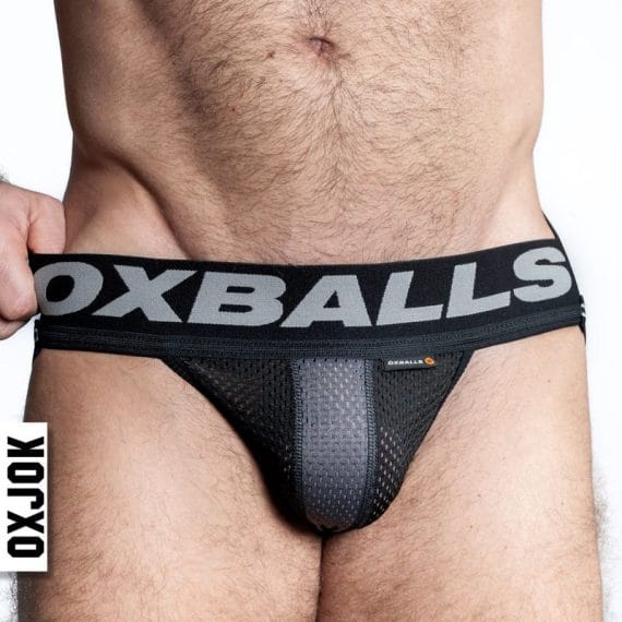 Oxballs Airmesh Swagger Jockstrap Ice White Oxballs Airmesh Swagger Jockstrap Ice White