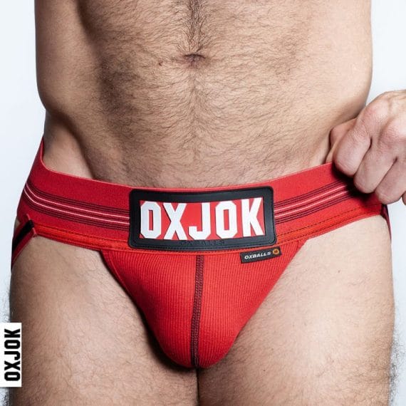 Oxballs Slingjock Upthrust Slider-Strap Jock Black Iron Oxballs Slingjock Upthrust Slider-Strap Jock Black Iron