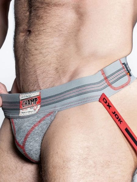 Oxballs Champ Vintage Jockstrap Gray Heather