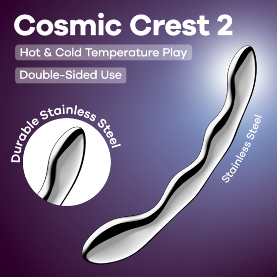 Satisfyer Cosmic Crest 2 Metal Dildo Satisfyer Cosmic Crest 2 Metal Dildo