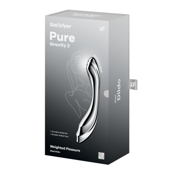 Satisfyer Pure Gravity 2 Metal Dildo Satisfyer Pure Gravity 2 Metal Dildo