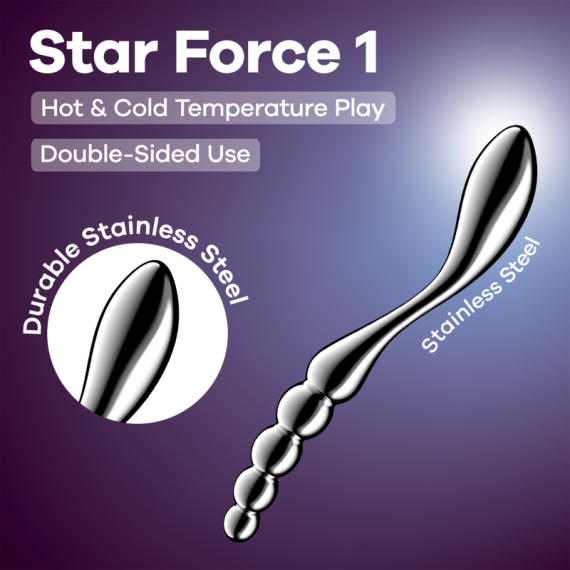 Satisfyer Star Force 1 Metal Dildo Satisfyer Star Force 1 Metal Dildo