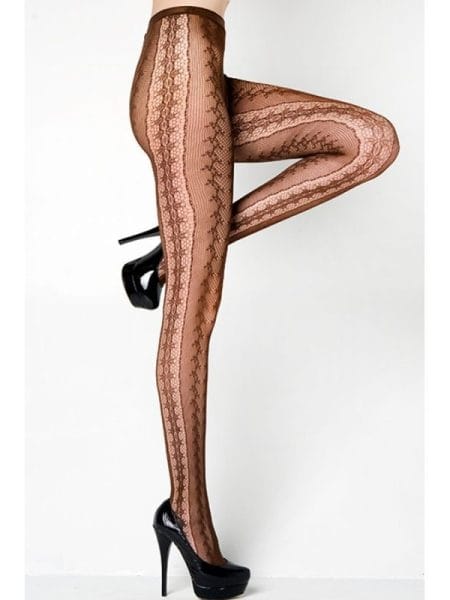 Stella Elyse Baroness Border Tights Coffee