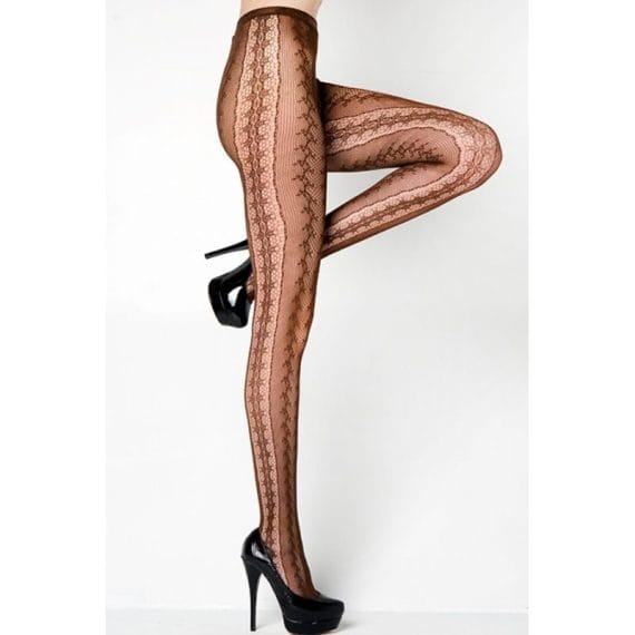 Stella Elyse Baroness Border Tights Coffee