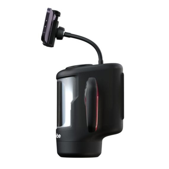 Game King Rubbing Vibrating & Heating Masturbator with Immersive Phone Holder and Hand Grip