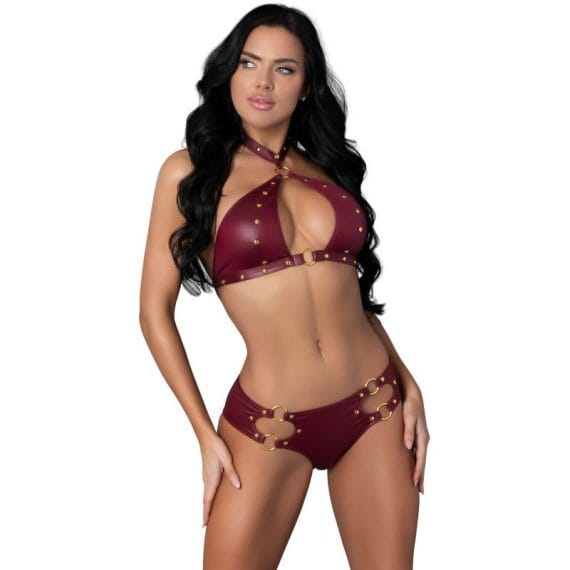 Juno Burgundy Jewel Two Piece Set Juno Burgundy Jewel Two Piece Set
