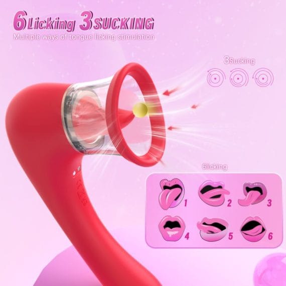 3-In-1 Sucking Licking Vibrating Vaginal Stimulator 3-in-1 Sucking Licking Vibrating Vaginal Stimulator