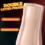 Penny Pussy Dual Layer Vibrating Masturbator