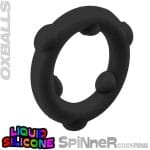 Spinner Silicone Ring Black