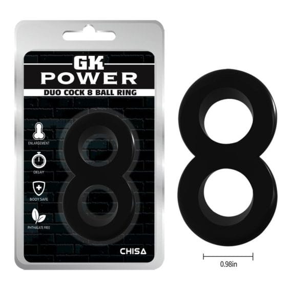 Duo Cock 8 Ball Ring