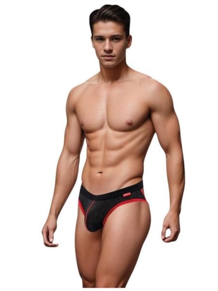 Envy Sport Mesh Jock Black
