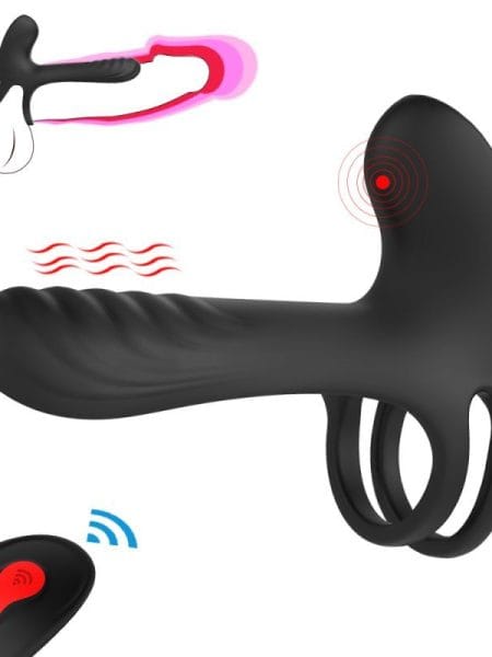 Frank Remote Control Vibrating Penis Shaft and Clit Stim Enhancer