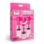 MAXtwist Clit Nipple Sucker Set 3 Pc Pink
