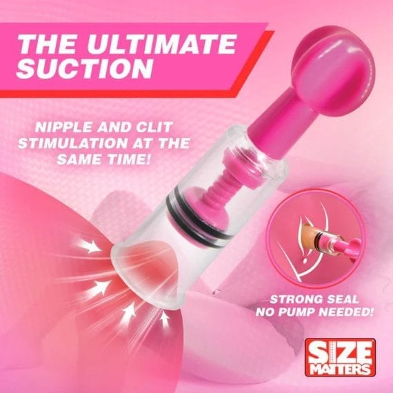 MAXtwist Clit Nipple Sucker Set 3 Pc Pink
