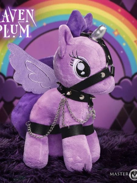 Raven Plum Bondage Pony