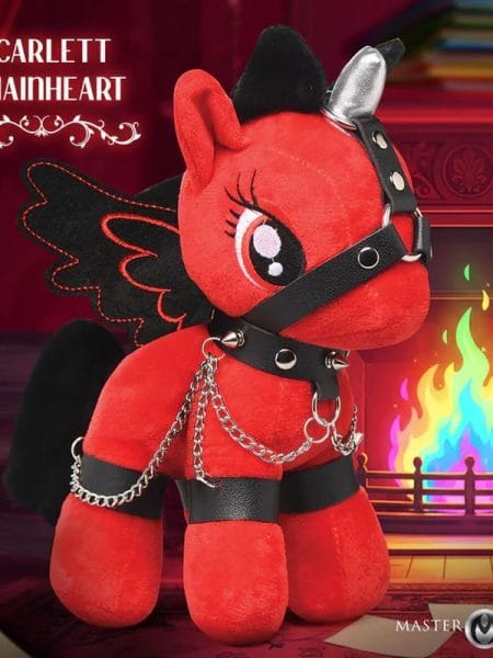 Scarlet Chainheart Bondage Pony