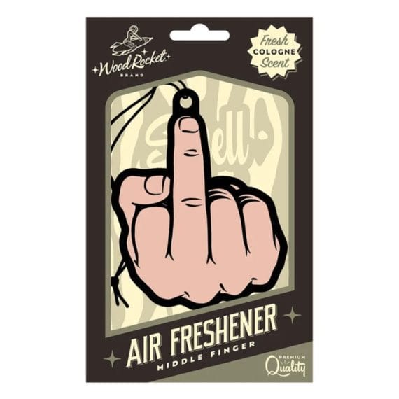 Middle Finger Air Freshener Peach