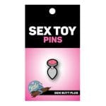 Gem Butt Plug Enamel Pin
