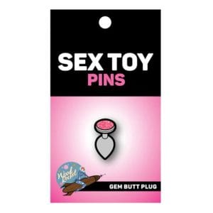 168747 1 Gem Butt Plug Enamel Pin