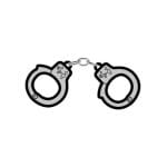 Handcuffs Enamel Pin