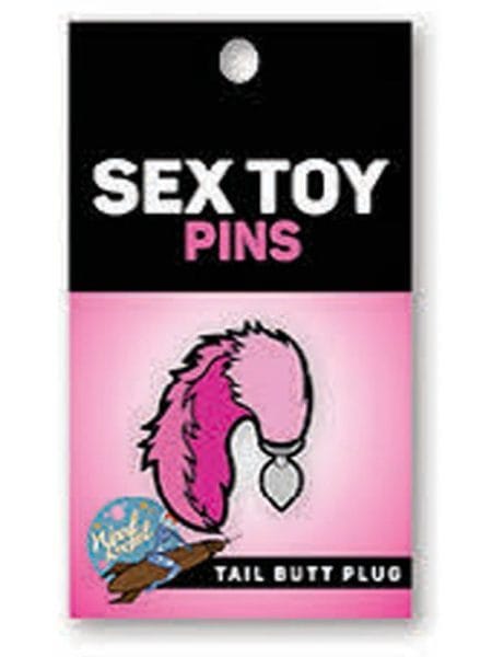 Tail Butt Plug Enamel Pin