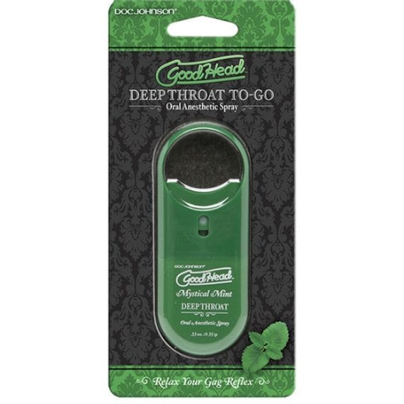 Goodhead To Go Deep Throat Spray Mint 9Ml GoodHead To Go Deep Throat Spray Mint 9ml