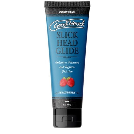 Goodhead Slick Head Glide Strawberry 4 Oz/113G GoodHead Slick Head Glide Strawberry 4 oz/113g