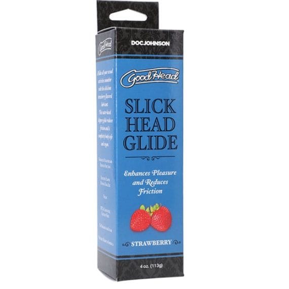 Goodhead Slick Head Glide Strawberry 4 Oz/113G GoodHead Slick Head Glide Strawberry 4 oz/113g