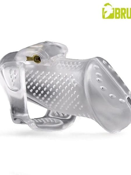 Brutus Airmesh Chastity Cage Clear
