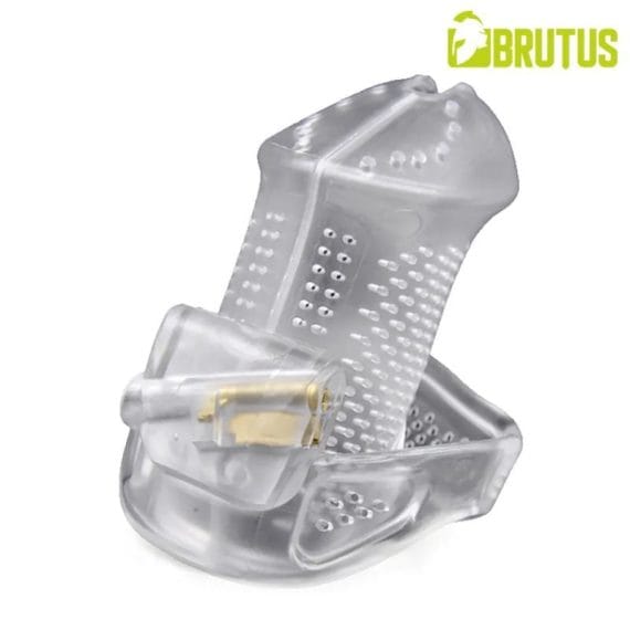 Brutus Airmesh Chastity Cage Clear Brutus Airmesh Chastity Cage Clear