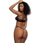 Playboy Burnout Bunny 2 Pc Black