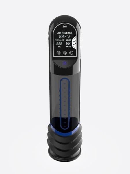 ISP90 Curve Infrared Automatic LCD Penis Pump Blue
