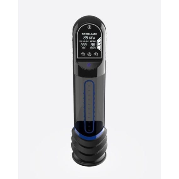 Isp90 Curve Infrared Automatic Lcd Penis Pump Blue ISP90 Curve Infrared Automatic LCD Penis Pump Blue
