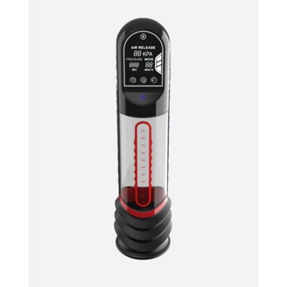 Isp90 Curve Infrared Automatic Lcd Penis Pump Red ISP90 Curve Infrared Automatic LCD Penis Pump Red