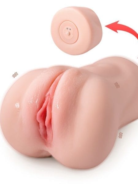 Elaine Realistic Vibrating Sucking Vaginal Masturbator