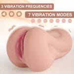 Agatha Realistic Vibrating Vaginal Masturbator