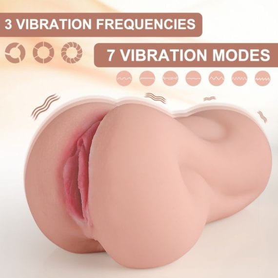 Agatha Realistic Vibrating Vaginal Masturbator