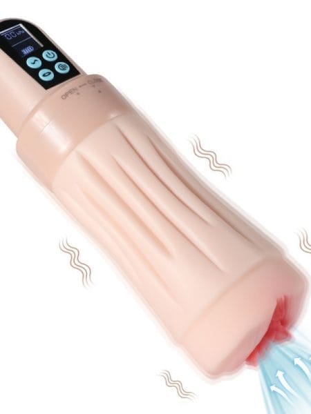 Suctroker Dual Density Vibrating Sucking Vaginal Masturbator V2