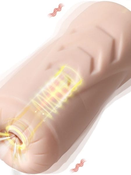 Suctroker Dual Density Vibrating Sucking Vaginal Masturbator V1