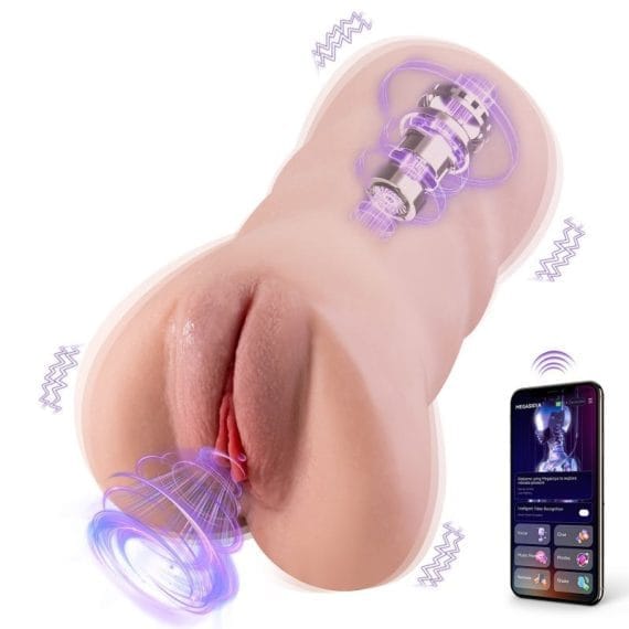 Sora App Controlled Thrusting Vibrating Realistic Vaginal Masturbator