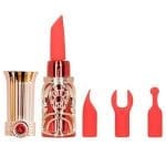 Ruby Kiss 4 In 1 Lipstick Vibrator