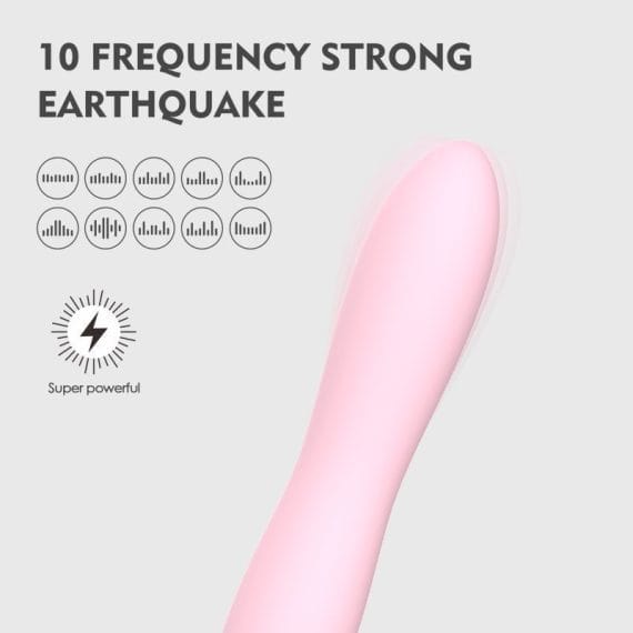 Bella Silicone 140mm Bullet Massager Pink