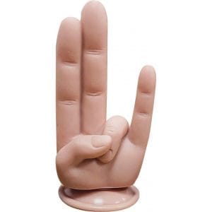 168211 1 Finger Fest Dildo The Shocker Flesh